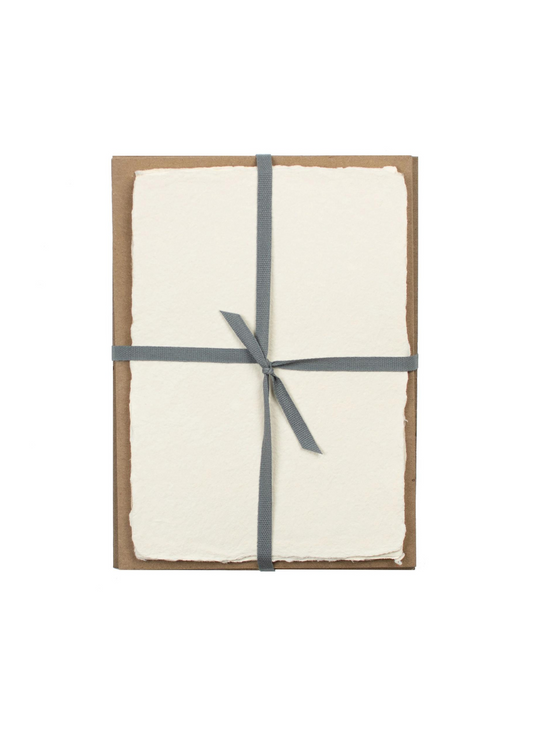 Cream Handmade Paper Pack A7