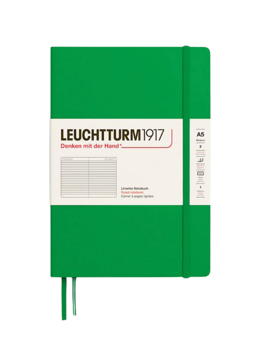 Forest Green A5 Notebook - Lined
