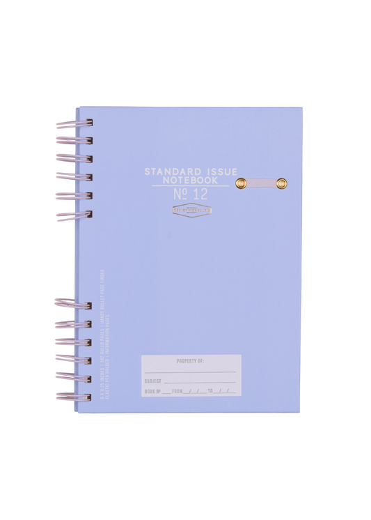Standard Issue Supplies Notebook No. 12 Lavender & Periwinkle