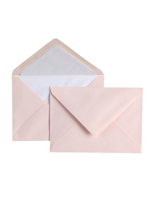 Classic Laid Envelopes Set of 25 - Pink