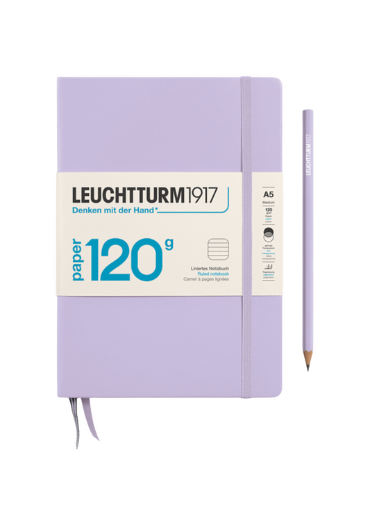 Lilac A5 Notebook 120g - Lined