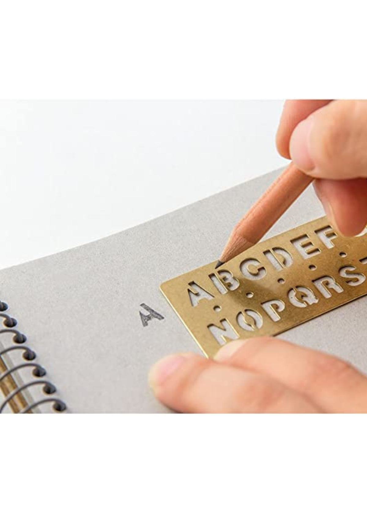 Traveler's Company Brass Stencil - Letters