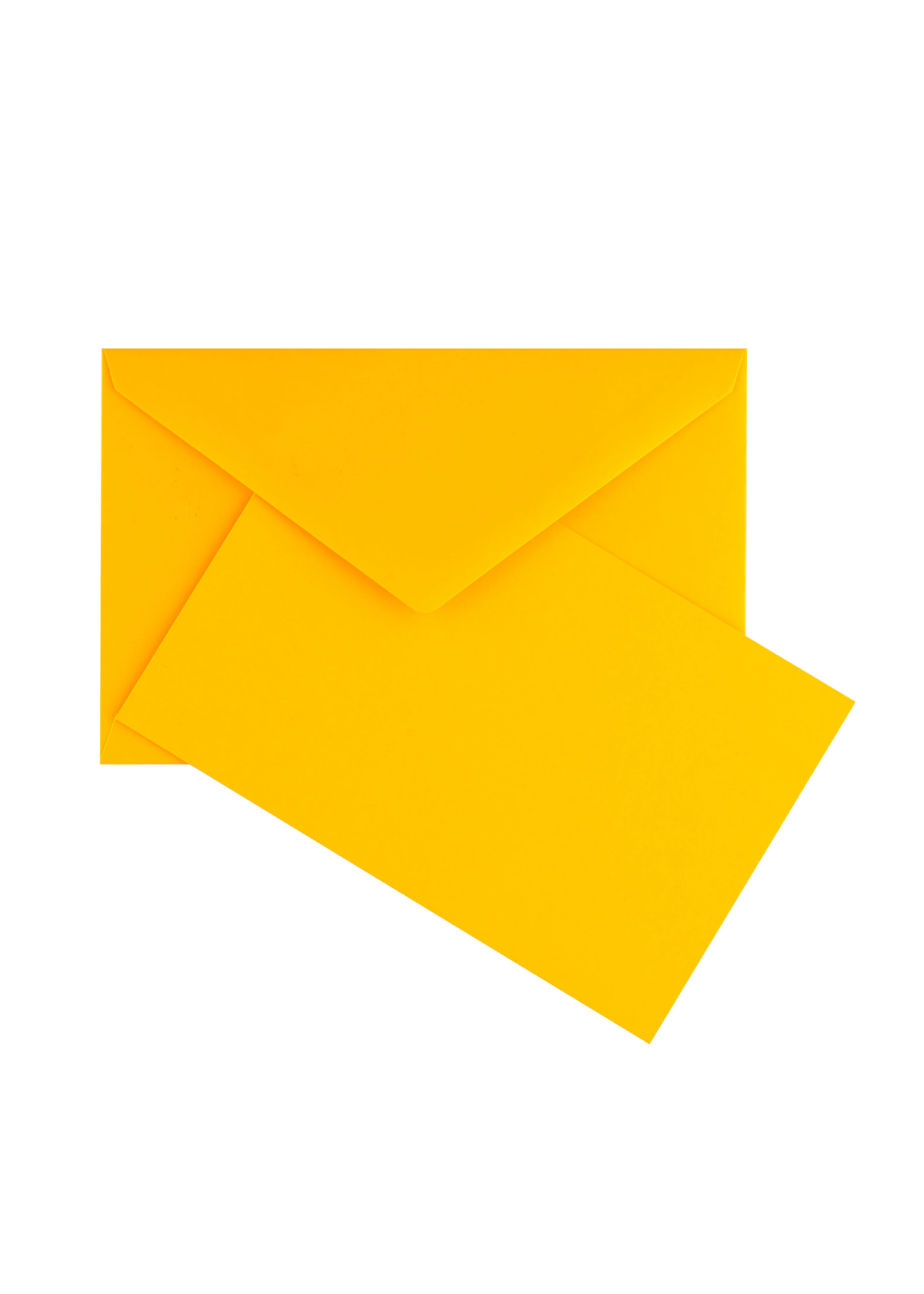 Color Vellum Card Set of 25 - Mango