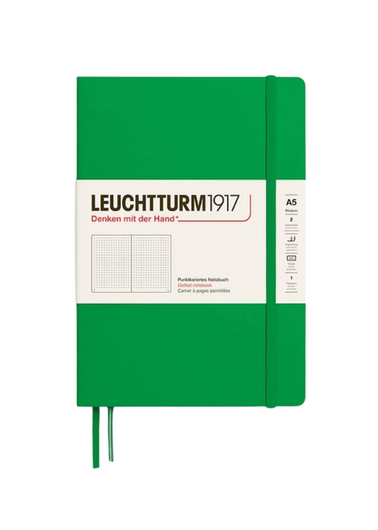 Forest Green A5 Notebook - Dotted