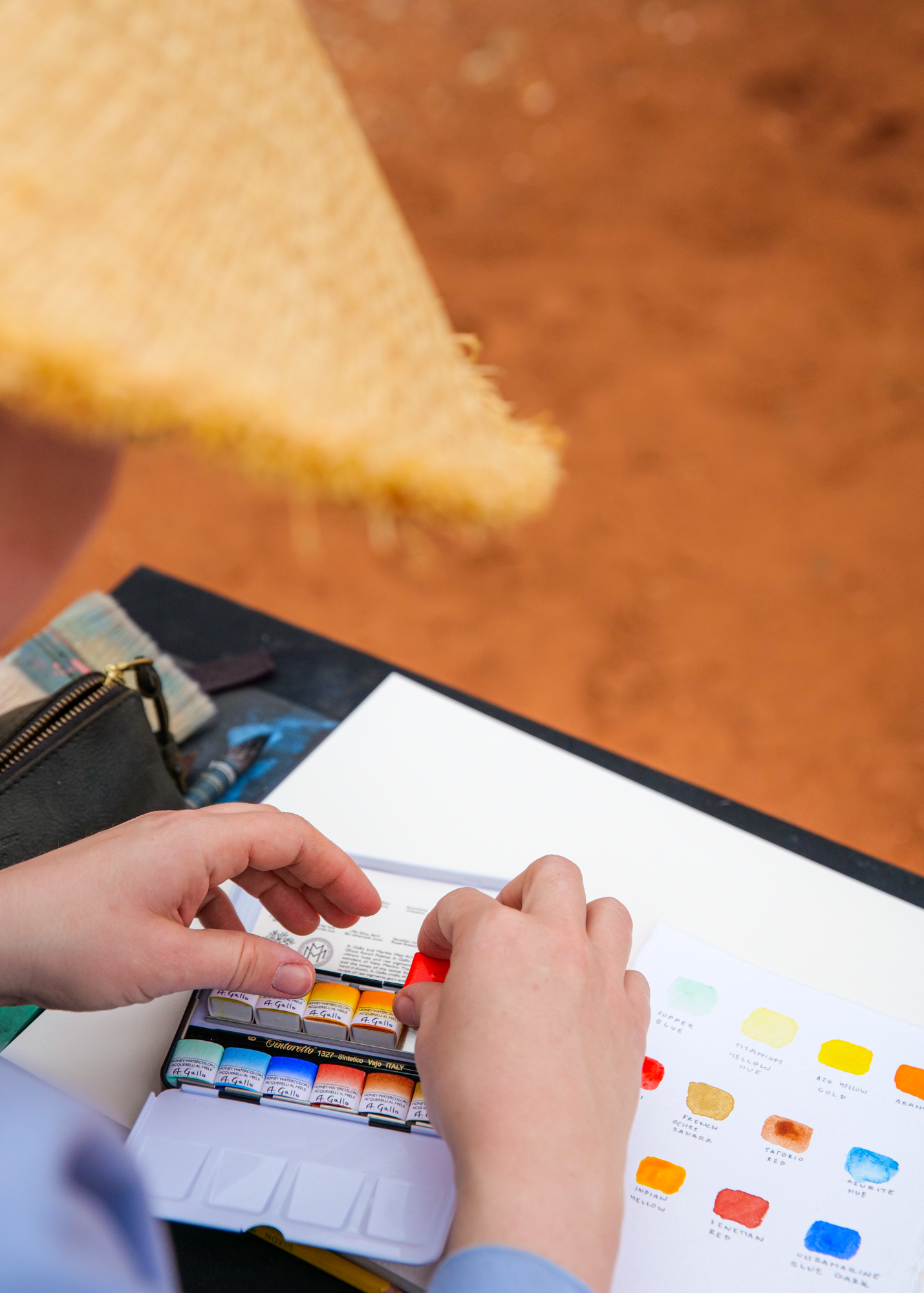 The Ghost Ranch Palette: A Martha Mae x A. Gallo Watercolor Paint Palette