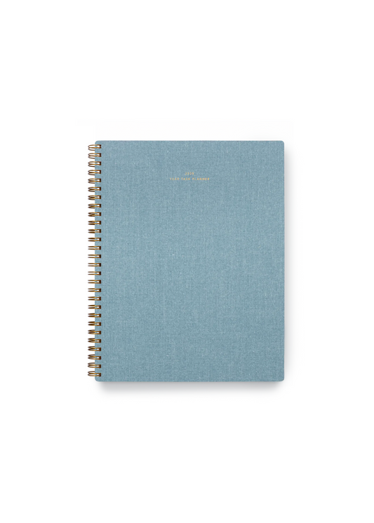 2025 Appointed Year Task Planner - Chambray Blue