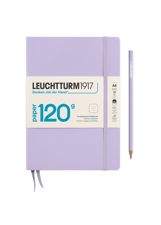 Lilac A5 Notebook 120g - Dotted