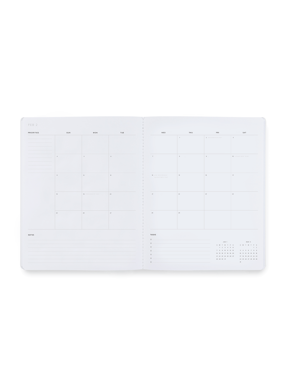 2024 Appointed Monthly Planner - Hunter Green