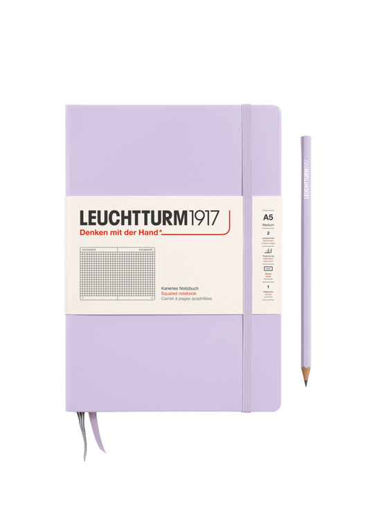 Lilac A5 Notebook - Grid