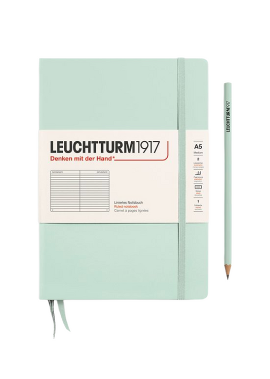 Mint Green A5 Notebook - Lined