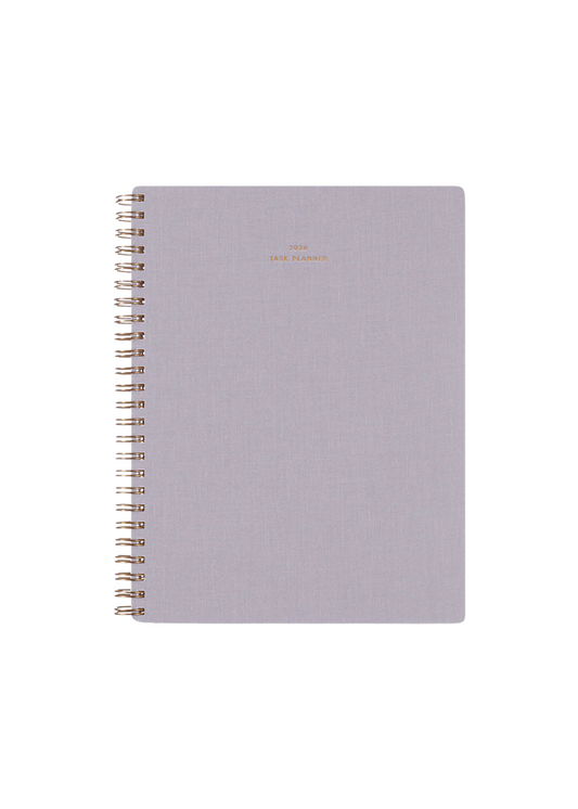 2026 Appointed Year Task Planner - Lavender Gray