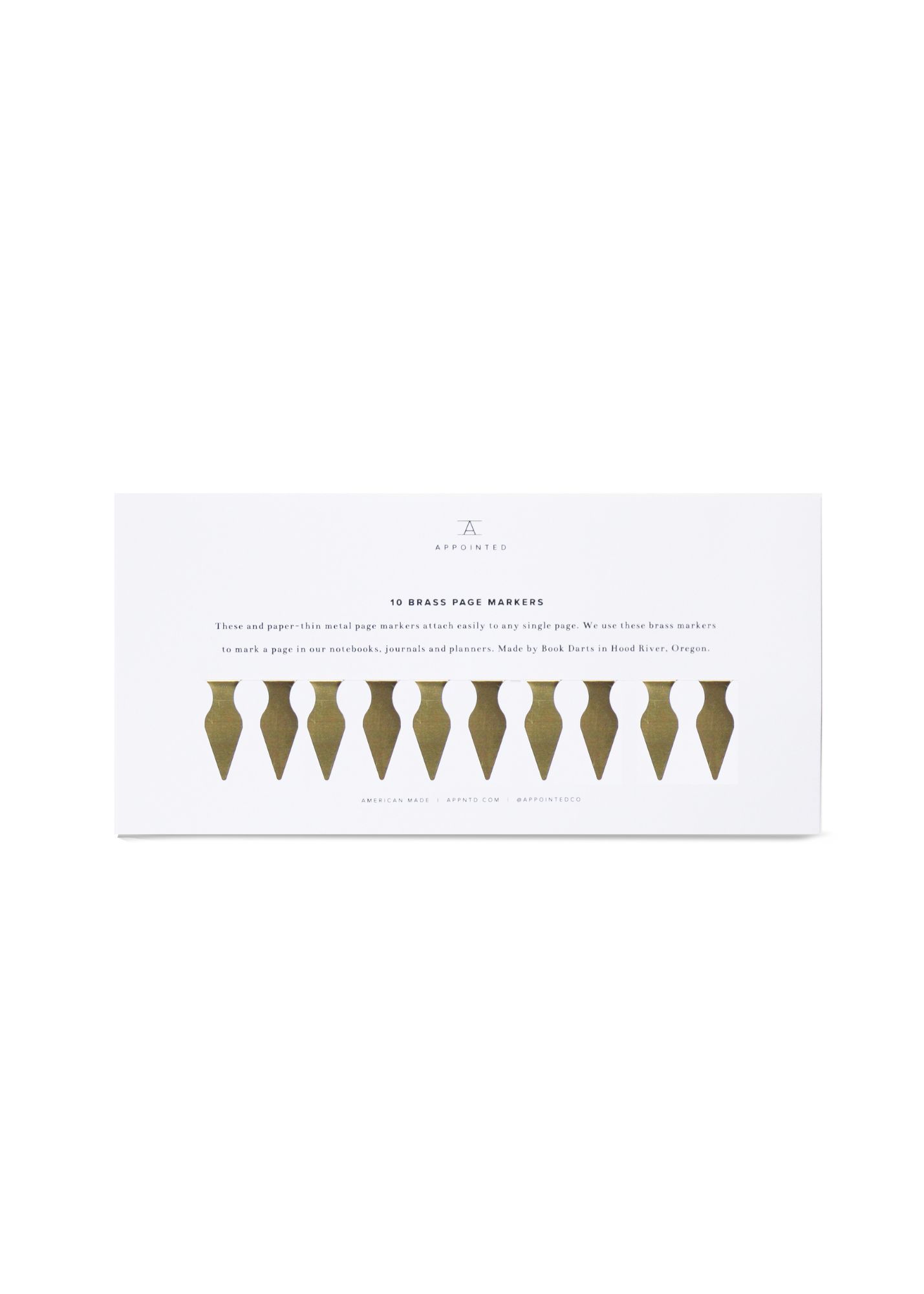 Brass Page Markers