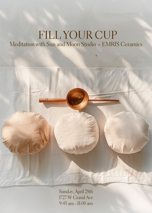 Fill Your Cup Workshop | April 28th @ MM Studio - Chicago