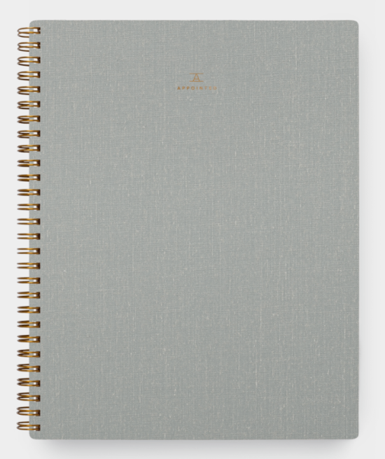 Dove Gray Spiral Notebook