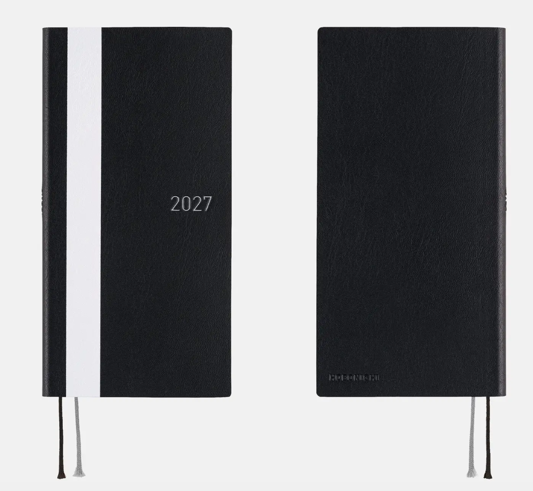 Hobonichi Techo 2027 Weeks - White Line: Black
