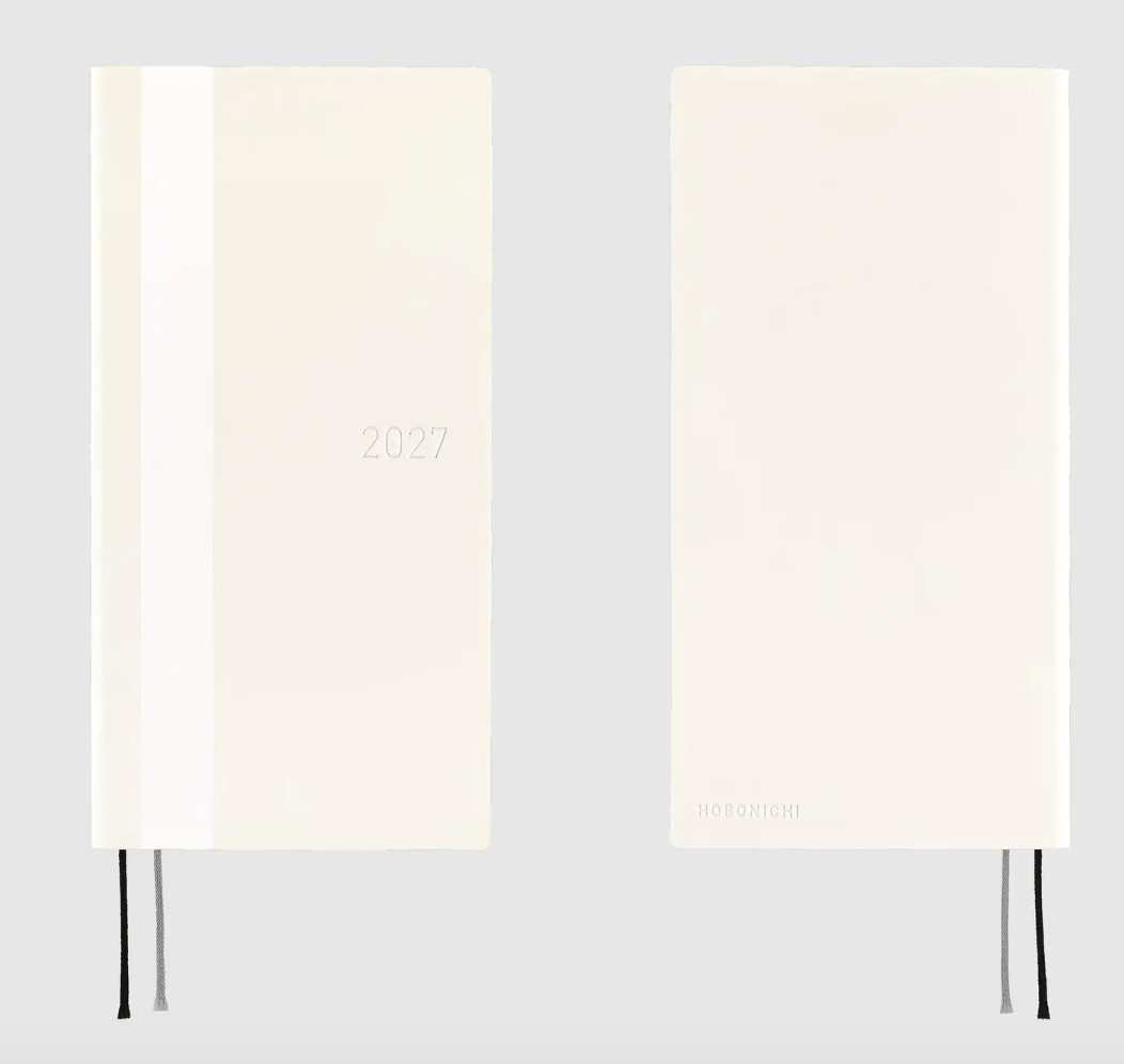 Hobonichi Techo 2027 Weeks - White Line: Ivory