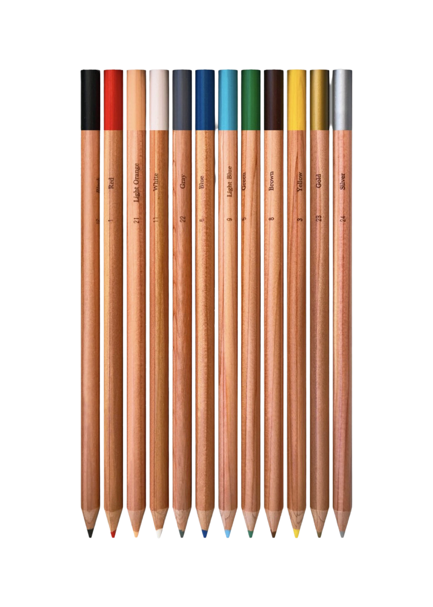 HCT x Kitaboshi 12 Color Pencil Set