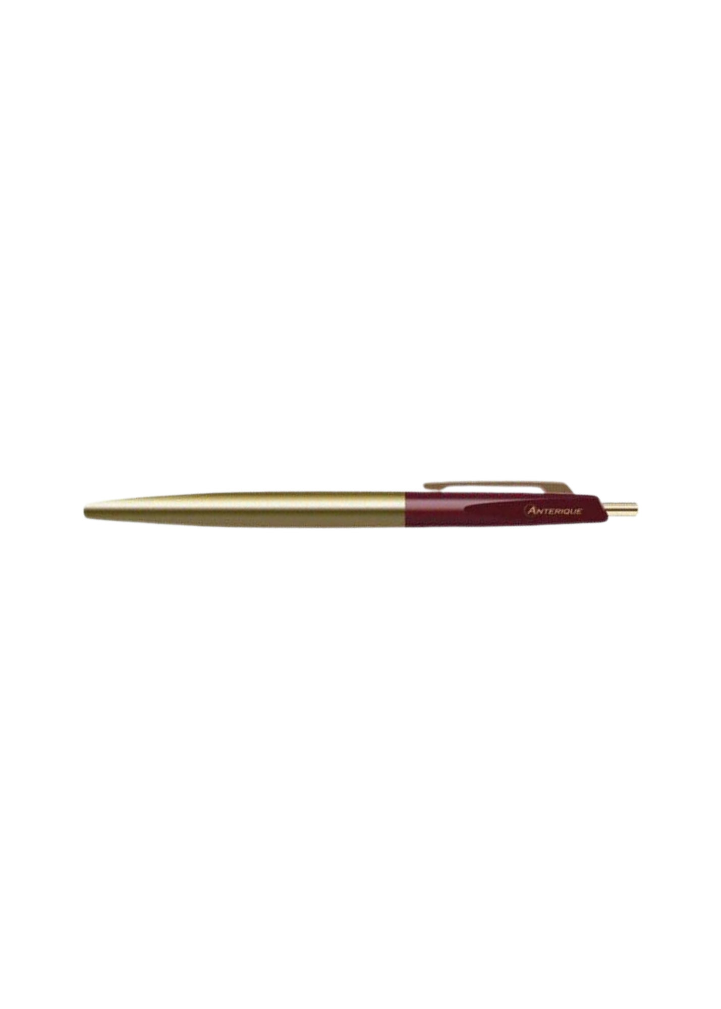 Anterique Brass Ballpoint Pen - Maroon