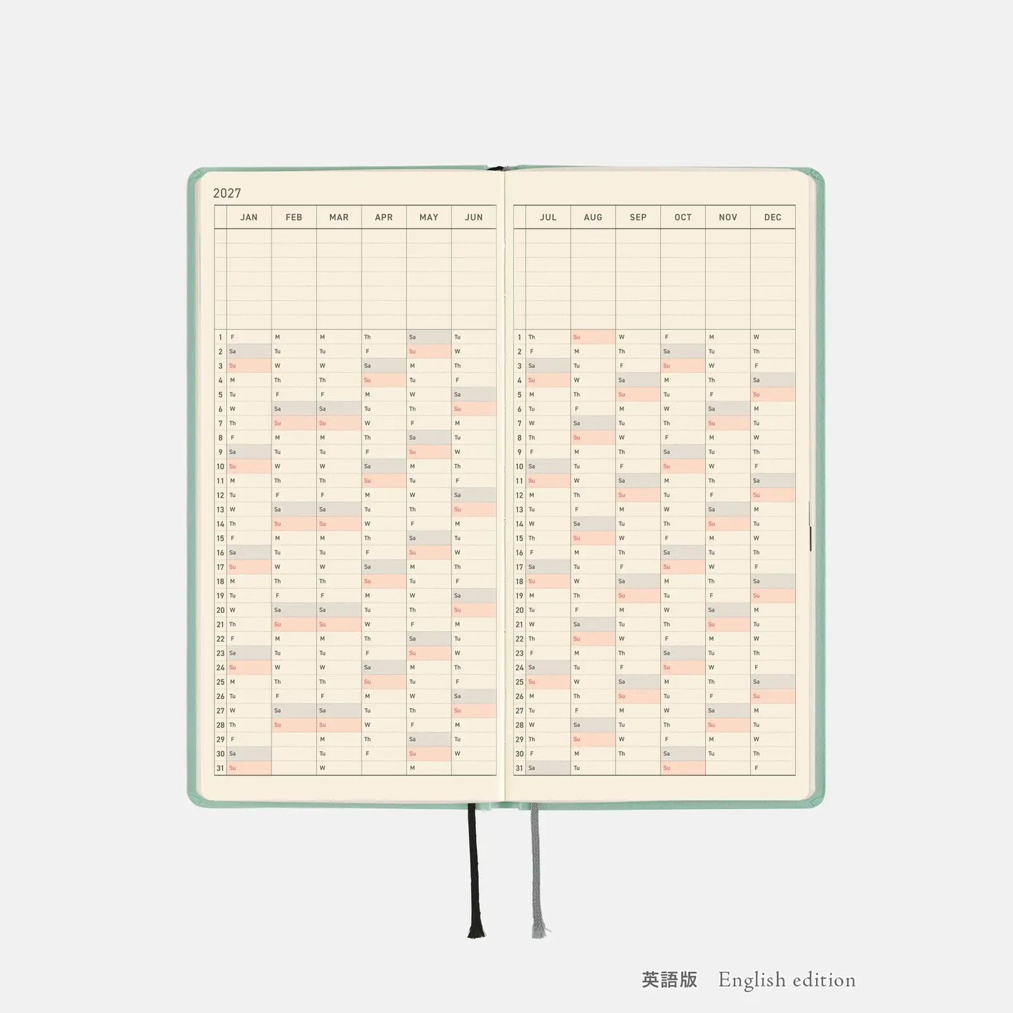 Hobonichi Techo 2027 Weeks - Bow & Tie: Sheep