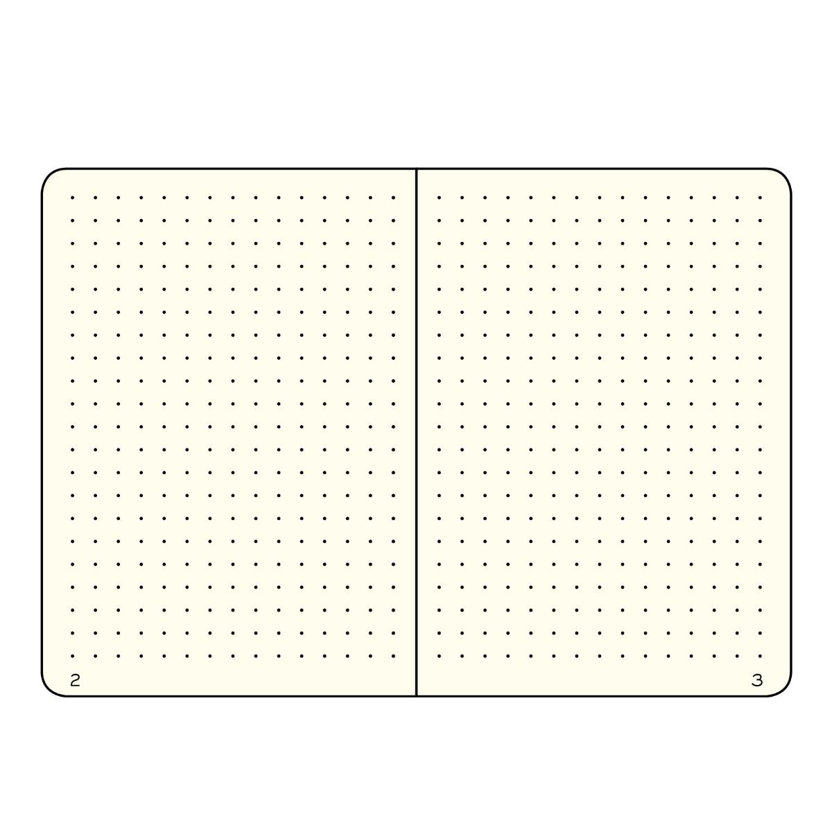 Rising Sun A5 Notebook - Dotted