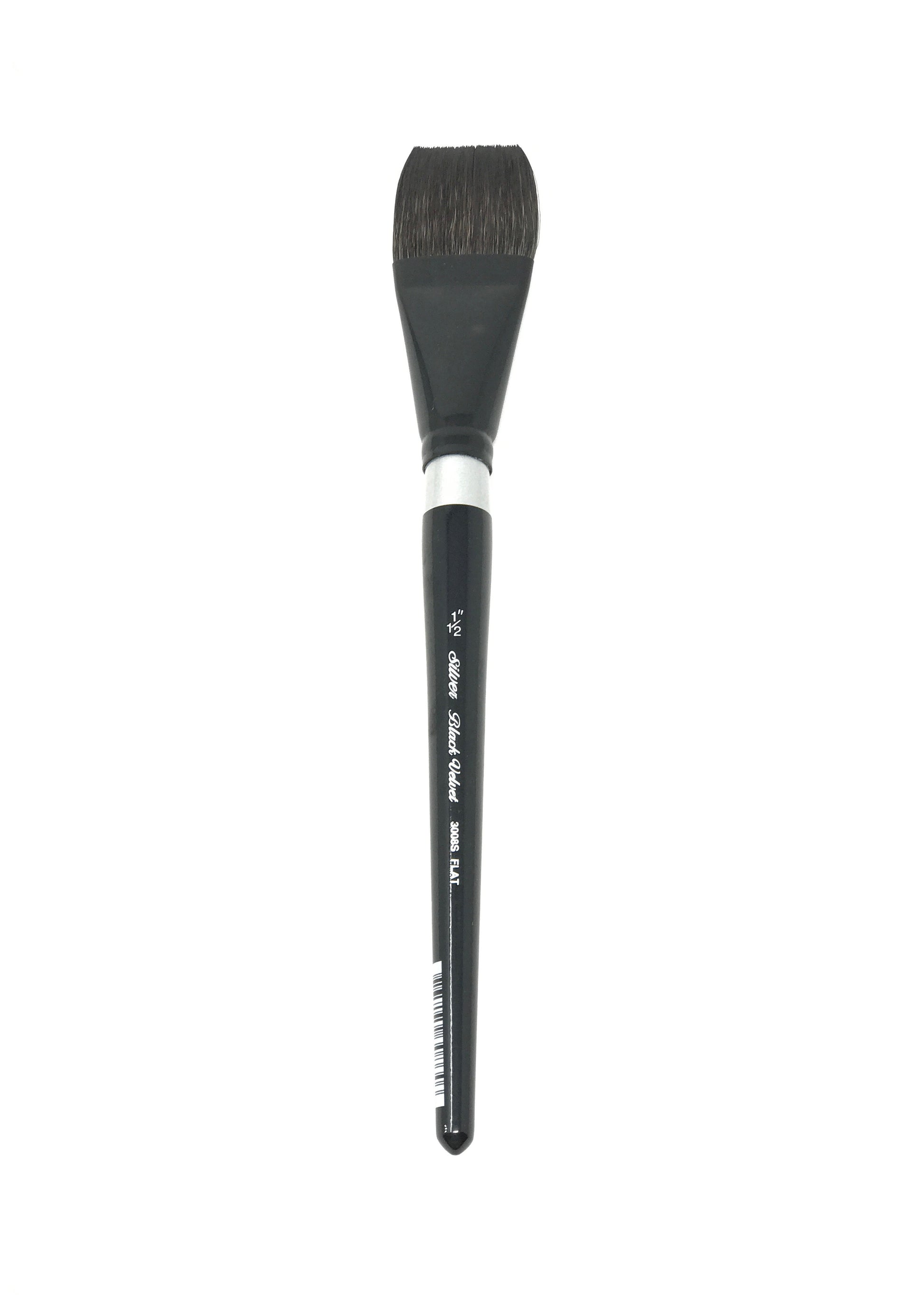 Black Velvet Silver Brush Flat 3008S Watercolor Brush 