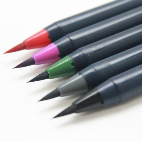 Watercolor Brush Pen Sai : Winter Set of 5