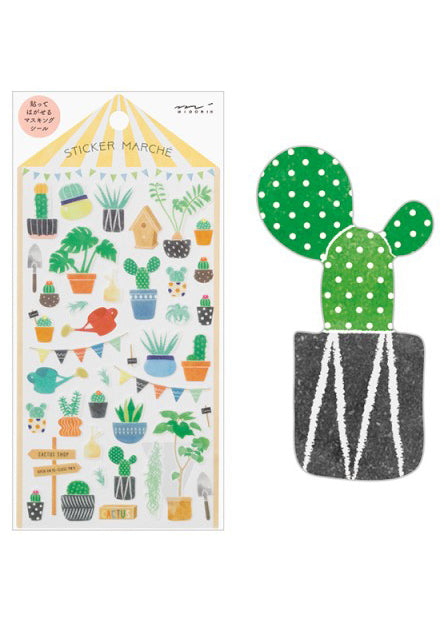 Cactus Sticker Set