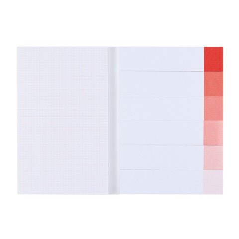 6+1 Label Gradation White/ Red Sticky Notes