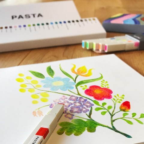 Drawing + Graphic Marker Pasta: 10 Colors Set