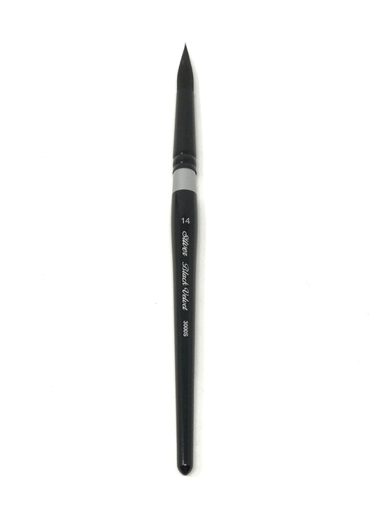 Black Velvet Size 14 Round - Watercolor Brushes S3000S