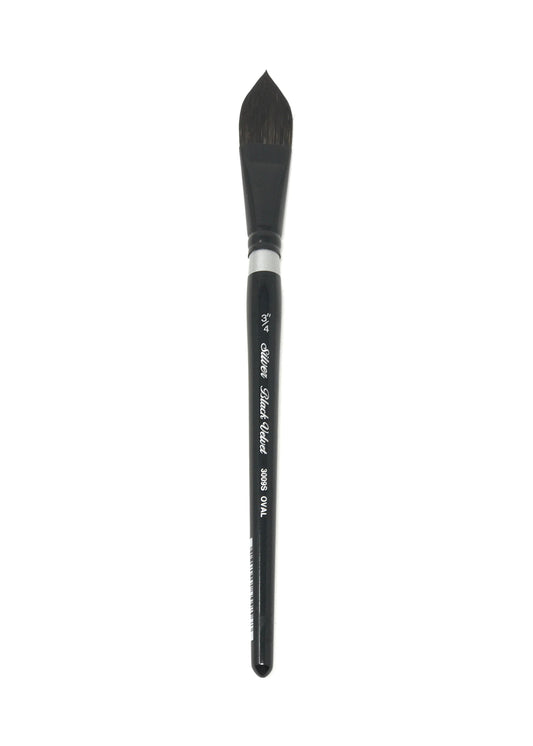 Black Velvet Size 3/4" Oval Wash - Watercolor Brushes S3009S