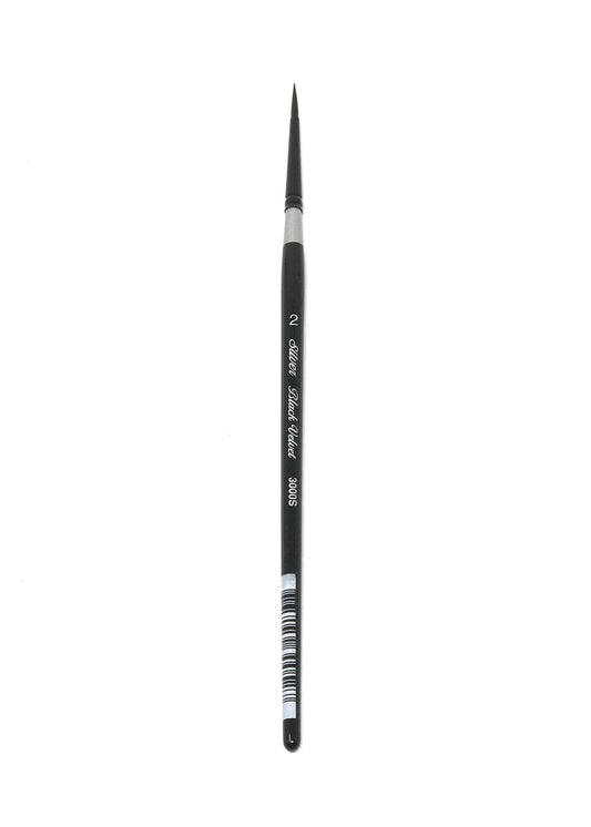 Black Velvet Size 2 Round - Watercolor Brushes S3000S