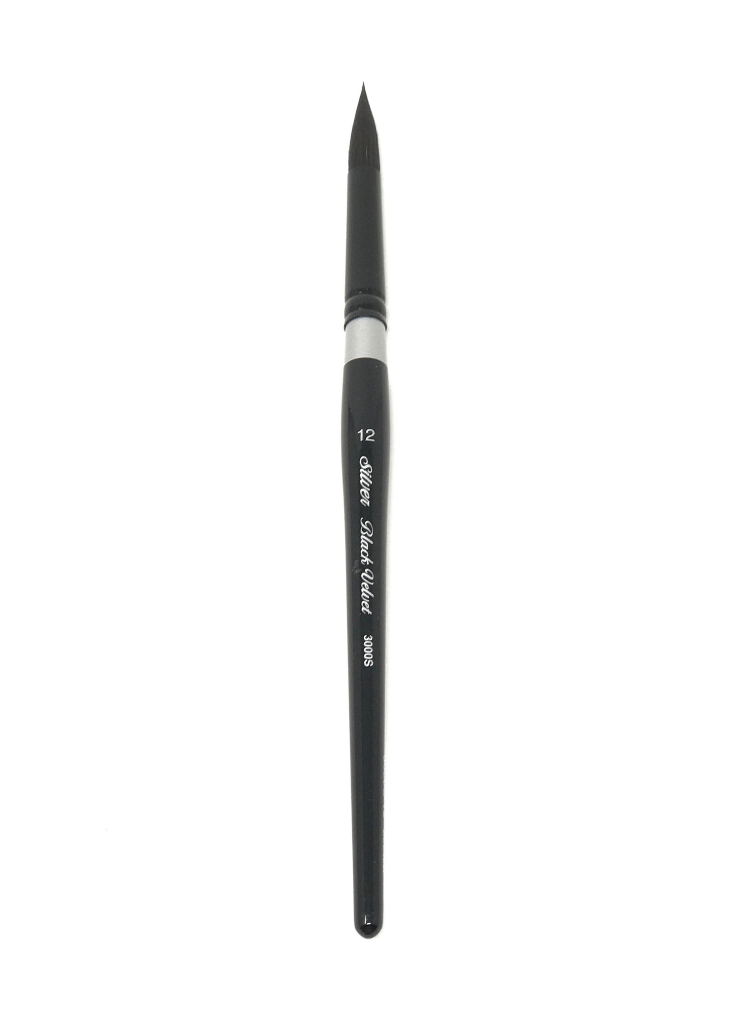Black Velvet Size 12 Round - Watercolor Brushes S3000S