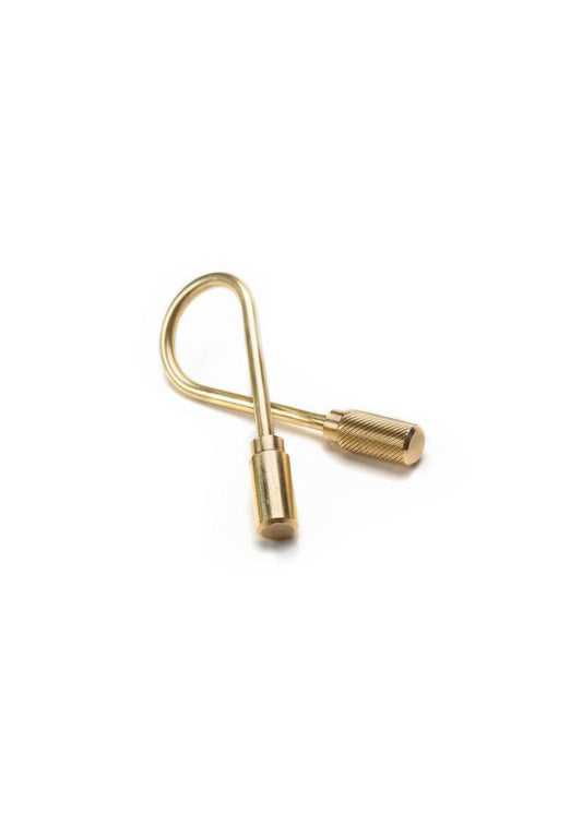 Helix Keyring Brass