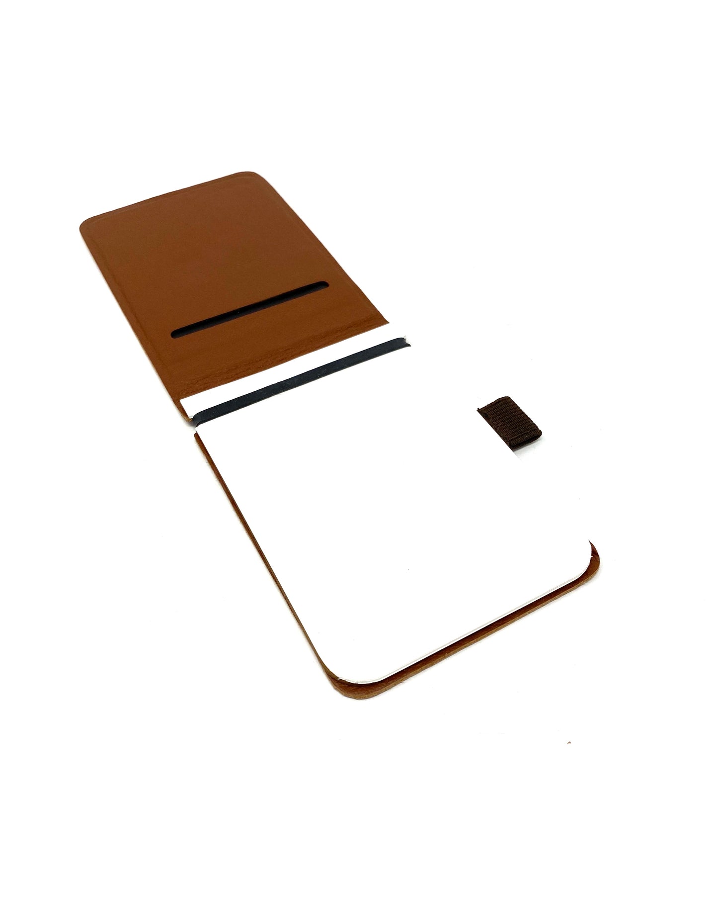 Small Leather Notepad in Brown