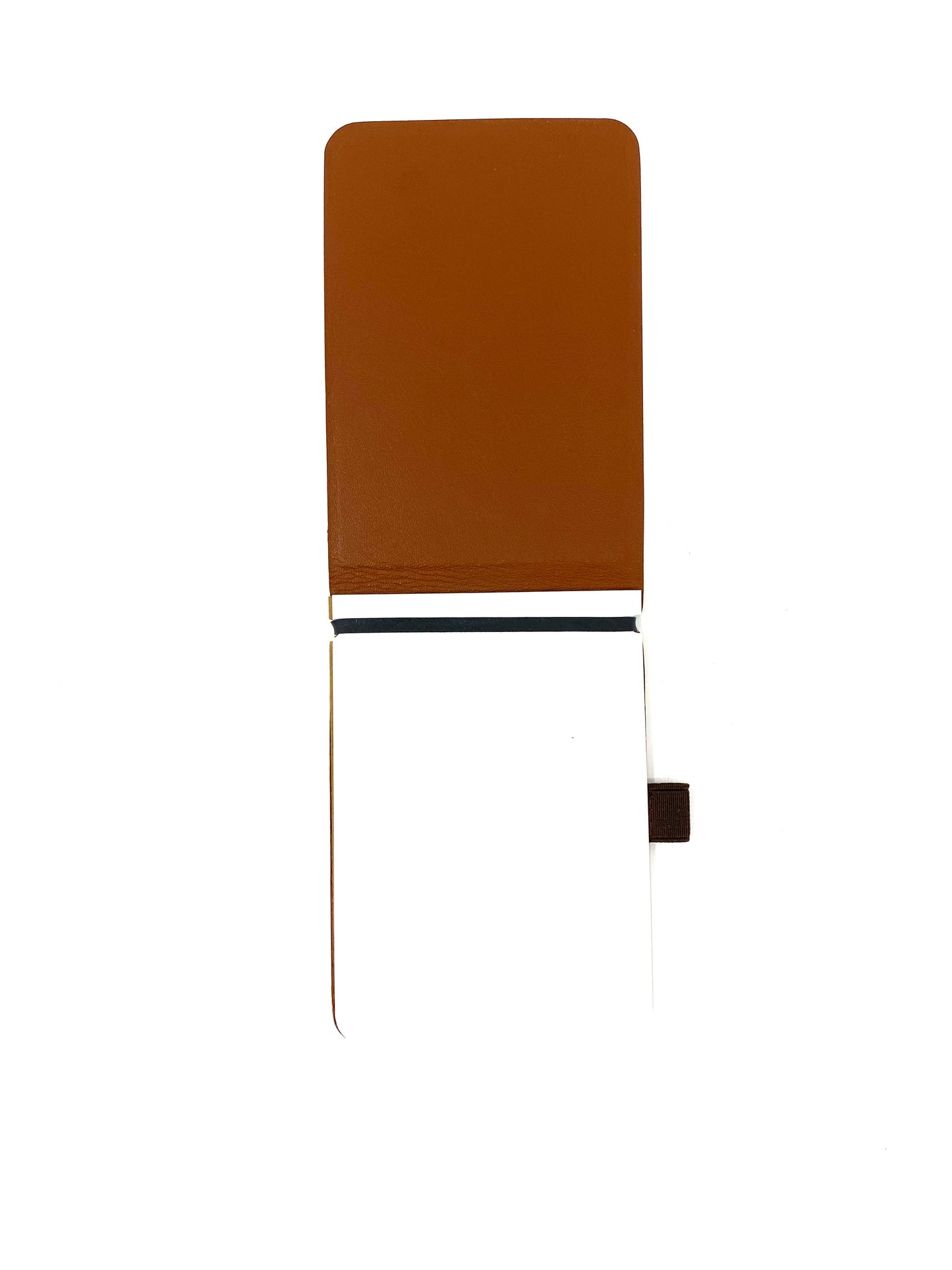 Medium Leather Notepad in Brown