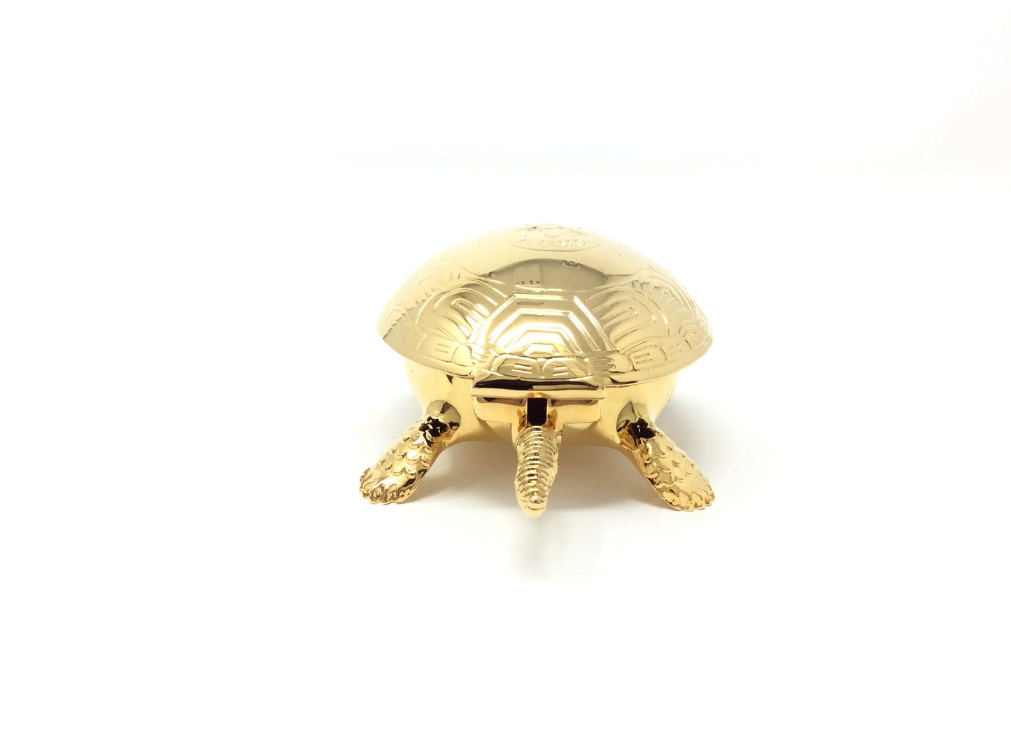 23k Gold Plated Turtle Paperweight and Bell
