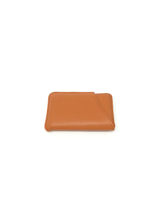 Orange Leather Card Case