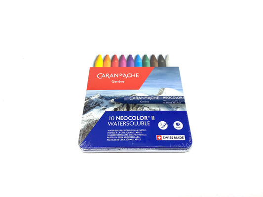 Neocolor II Watersoluble Wax Pastel Set of 10