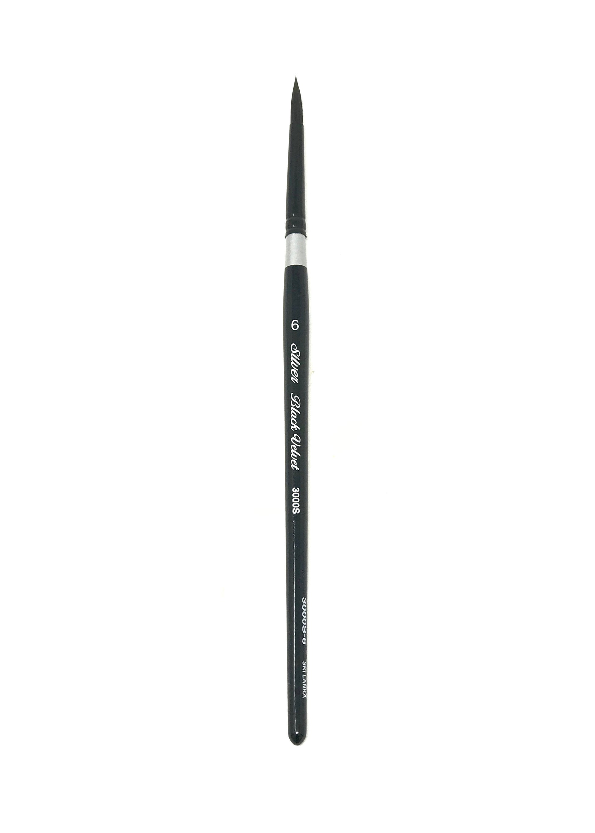 Black Velvet Silver Brush - Round - 3000S - Watercolor Brush