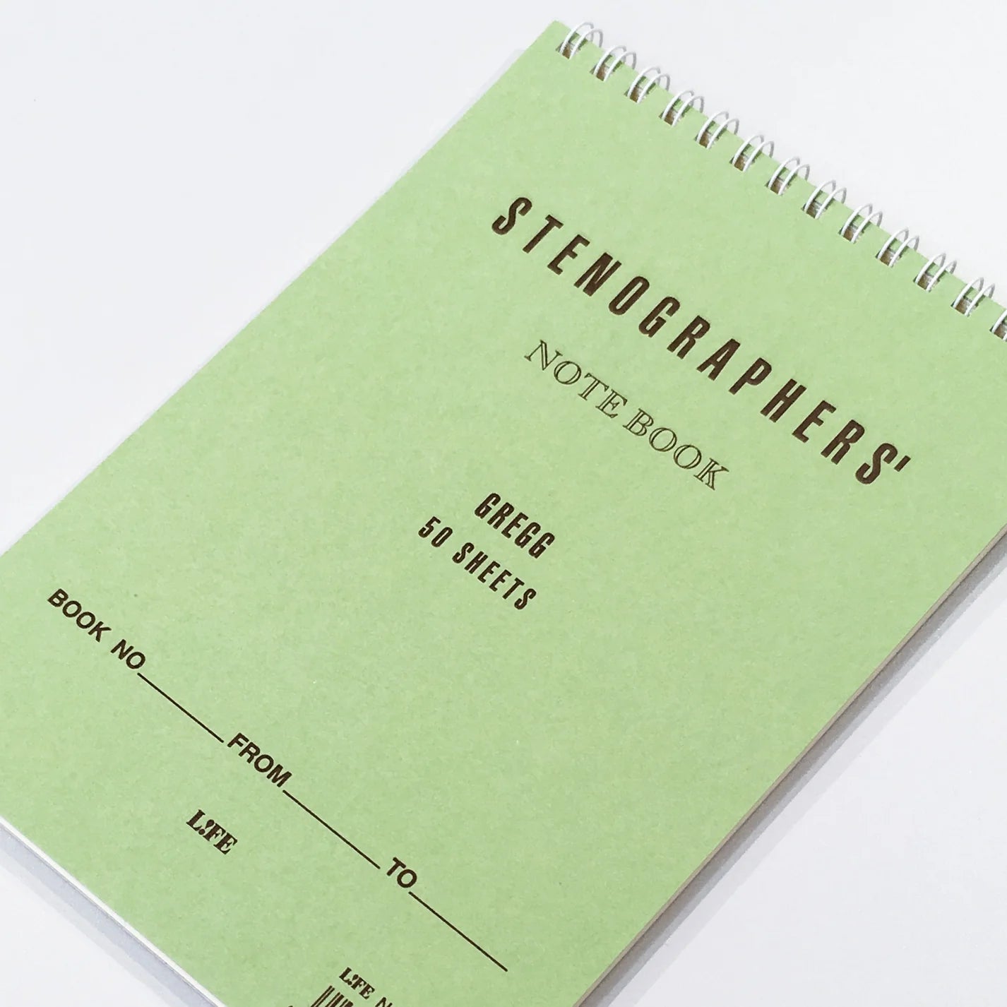 Life Stenographer Notebook - Ruled
