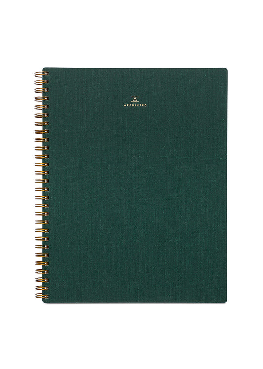 Hunter Green Spiral Notebook