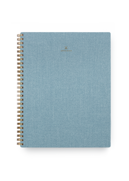 Chambray Spiral Notebook
