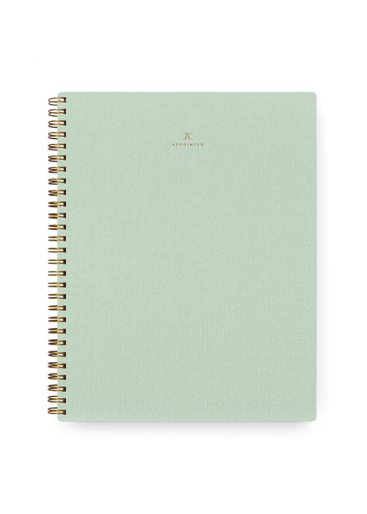 Mineral Green Spiral Notebook