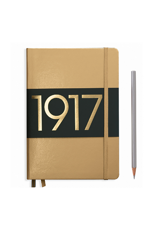 Gold A5 Notebook - Blank
