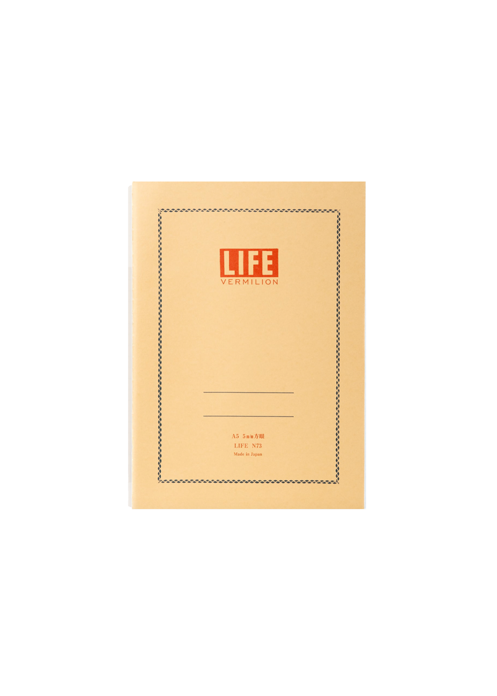 Life Vermillion Notebook - Ruled
