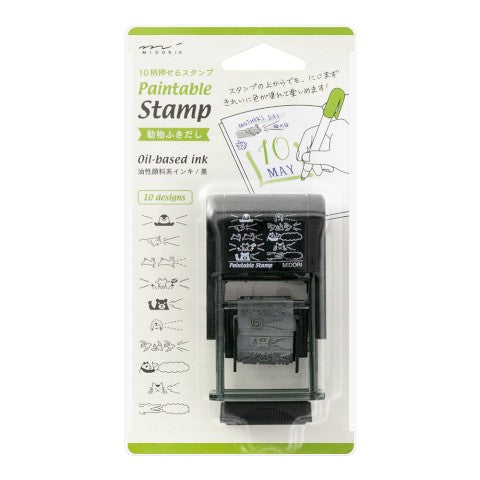 Paintable Self-Inking Stamp- Animals