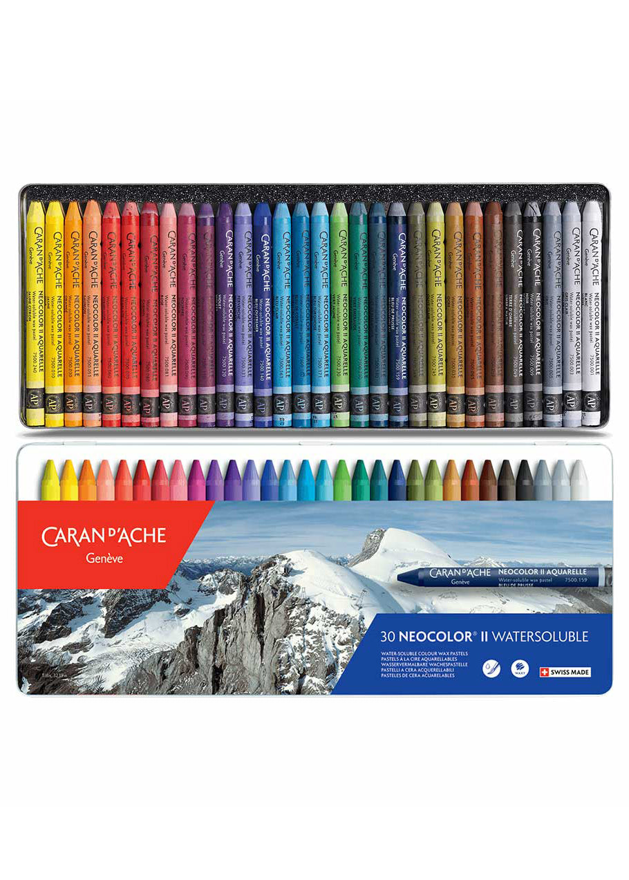 Swiss Caran D'ache Water Soluble Color Pencil Set Caran Dache