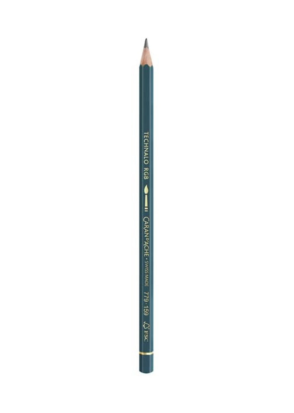Technalo Water Soluble Colored Graphite Pencil - Prussian Blue