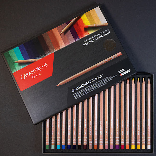 CARAN D'ACHE LUMINANCE 6901: MY FAVORITE COLORS FOR SKETCHING